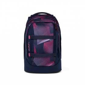 ZAINO scuola SATCH PACK ergonomico SEISMIC PINK in materiale riciclato VIOLA Satch - 1