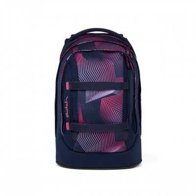 ZAINO scuola SATCH PACK ergonomico SEISMIC PINK in materiale riciclato VIOLA Satch - 1