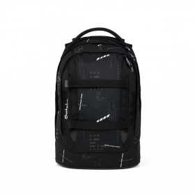 ZAINO scuola SATCH PACK ergonomico NINJA MATRIX 2025 in materiale riciclato NERO Satch - 1