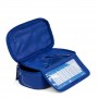 ASTUCCIO scuola SATCH attrezzato VIBRANT BLUE 2025 pencil case OVAL con squadra in omaggio Satch - 3