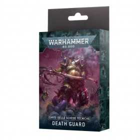 CARTE DELLE SCHEDE TECNICHE datasheet cards DEATH GUARD warhammer 40k IN ITALIANO età 12+