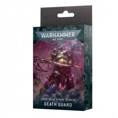 CARTE DELLE SCHEDE TECNICHE datasheet cards DEATH GUARD warhammer 40k IN ITALIANO età 12+ Games Workshop - 1