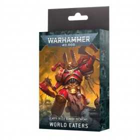CARTE DELLE SCHEDE TECNICHE datasheet cards WORLD EATERS warhammer 40k IN ITALIANO età 12+