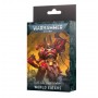CARTE DELLE SCHEDE TECNICHE datasheet cards WORLD EATERS warhammer 40k IN ITALIANO età 12+ Games Workshop - 1