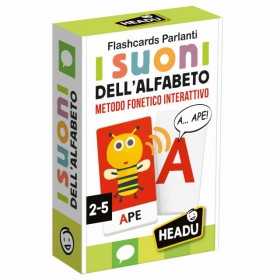 I SUONI DELL'ALFABETO metodo fonetico interattivo HEADU flashcards parlanti IN CARTONE età 2+ HEADU - 1