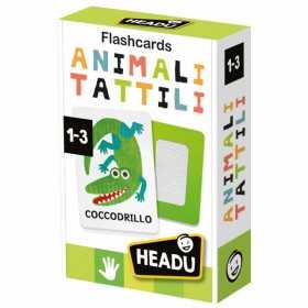 ANIMALI TATTILI flashcards HEADU gioco educativo IN CARTONE età 1+ HEADU - 1