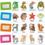 ANIMALI TATTILI flashcards HEADU gioco educativo IN CARTONE età 1+ HEADU - 2
