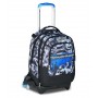 TROLLEY JACK tre ruote 3WD scuola DETACH seven QUICK GRAFFITI BOY vol 37 litri ZAINO staccabile 3 IN 1 SEVEN - 3