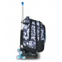 TROLLEY JACK tre ruote 3WD scuola DETACH seven QUICK GRAFFITI BOY vol 37 litri ZAINO staccabile 3 IN 1 SEVEN - 4