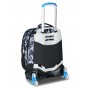 TROLLEY JACK tre ruote 3WD scuola DETACH seven QUICK GRAFFITI BOY vol 37 litri ZAINO staccabile 3 IN 1 SEVEN - 6