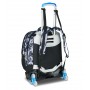 TROLLEY JACK tre ruote 3WD scuola DETACH seven QUICK GRAFFITI BOY vol 37 litri ZAINO staccabile 3 IN 1 SEVEN - 7