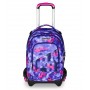 TROLLEY JACK tre ruote 3WD scuola DETACH seven SHADY DYE GIRL vol 37 litri ZAINO staccabile 3 IN 1 SEVEN - 1