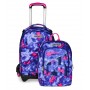 TROLLEY JACK tre ruote 3WD scuola DETACH seven SHADY DYE GIRL vol 37 litri ZAINO staccabile 3 IN 1 SEVEN - 2
