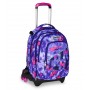 TROLLEY JACK tre ruote 3WD scuola DETACH seven SHADY DYE GIRL vol 37 litri ZAINO staccabile 3 IN 1 SEVEN - 3