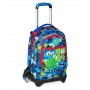 TROLLEY JACK tre ruote 3WD scuola FANTASYS seven BOY vol 33 litri ZAINO staccabile SEVEN - 3