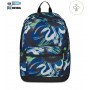 ZAINO scuola PRO XXL seven VERDE BLU backpack CON EARPHONE WIRELESS the double SEVEN - 1