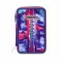 ASTUCCIO triplo scomparto SHADY DYE GIRL con 3 zip SCUOLA seven COMPLETO di materiale SEVEN - 6