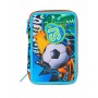 ASTUCCIO triplo scomparto TINYPATCH BOY con 3 zip SJ GANG seven COMPLETO di materiale SCUOLA SEVEN - 6