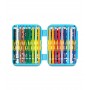 ASTUCCIO attrezzato SPEED PAD con zip SCRIBBLED FLAME seven SCUOLA completo di materiale SEVEN - 9