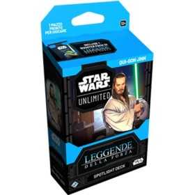 STAR WARS UNLIMITED gioco da tavolo SPOTLIGHT DECK QUI-GON JINN leggende della forza IN ITALIANO età 12+ Asmodee - 1
