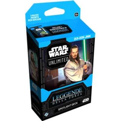 STAR WARS UNLIMITED gioco da tavolo SPOTLIGHT DECK QUI-GON JINN leggende della forza IN ITALIANO età 12+ Asmodee - 1