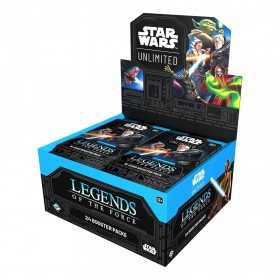STAR WARS UNLIMITED set di carte BOX DA 24 BOOSTER PACK legends of the force IN INGLESE età 12+ Asmodee - 1