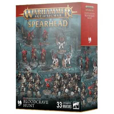 BLOODCRAVE HUNT spearhead BATTUTA BRAMOSA DI SANGUE set di 33 miniature SOULBLIGHT GRAVELORDS warhammer AGE OF SIGMAR età 12+ Ga