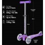 MINI MICRO DELUXE originale FAIRY GLITTER viola LED mono pattino MONOPATTINO età 2+ Micro Monopattini - 4