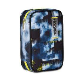 ASTUCCIO attrezzato SPEED CASE con zip SHADY DYE BOY seven SCUOLA completo di materiale