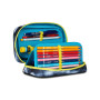 ASTUCCIO attrezzato SPEED CASE con zip SHADY DYE BOY seven SCUOLA completo di materiale