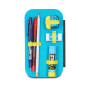 ASTUCCIO attrezzato SPEED CASE con zip SHADY DYE BOY seven SCUOLA completo di materiale