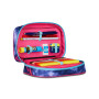 ASTUCCIO attrezzato SPEED CASE con zip SHADY DYE GIRL seven SCUOLA completo di materiale