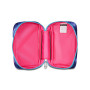 ASTUCCIO attrezzato SPEED CASE con zip SHADY DYE GIRL seven SCUOLA completo di materiale