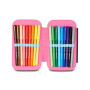 ASTUCCIO attrezzato SPEED CASE con zip SHADY DYE GIRL seven SCUOLA completo di materiale
