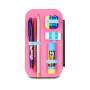 ASTUCCIO attrezzato SPEED CASE con zip SHADY DYE GIRL seven SCUOLA completo di materiale