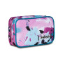 ASTUCCIO attrezzato SPEED CASE con zip QUICK GRAFFITI GIRL seven SCUOLA completo di materiale