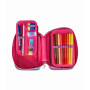 ASTUCCIO attrezzato SPEED CASE con zip QUICK GRAFFITI GIRL seven SCUOLA completo di materiale