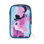 ASTUCCIO attrezzato SPEED CASE con zip QUICK GRAFFITI GIRL seven SCUOLA completo di materiale