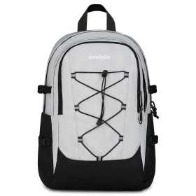 ZAINO invicta INVICT-ACT PLUS scuola GRIGIO CHIARO logo GRS