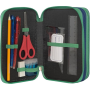 ASTUCCIO 3 ZIP triplo scomparto WWF accessoriato LUPO materiale per la scuola BOY