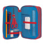 ASTUCCIO 3 ZIP triplo scomparto 2025 accessoriato SUPER MARIO materiale per la scuola