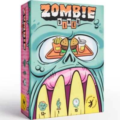 ZOMBIE DINER gioco da tavolo con le carte SOLITARIO creardo IN ITALIANO età 12+