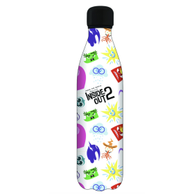 BORRACCIA in acciaio inox 304 SEVEN bottle INSIDE OUT 2 caldo e freddo BIANCO 500 ml