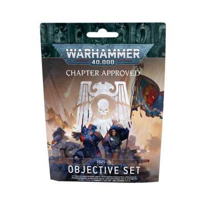 SET DI OBIETTIVI capitulum adprobavit 2025 - 2026 warhammer 40k OBJECTIVE SET età 12+