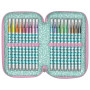 ASTUCCIO 3 ZIP attrezzato FAIRY DUSK santoro GORJUSS con materiale 607GJ33