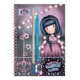 STATIONERY SET kit cancelleria FAIRY DUSK santoro GORJUSS con notebook 1344GJ01