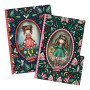 SET DI 2 NOTEBOOK little mushroom & woodland wildflower GORJUSS santoro 1334GJ02