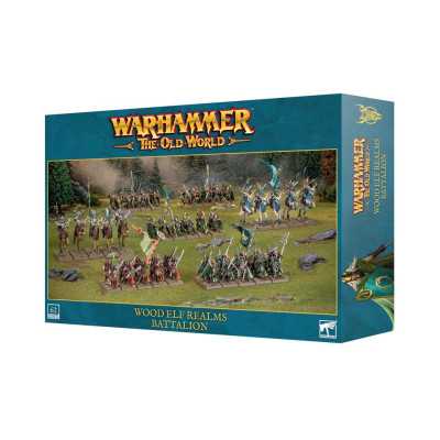 WOOD ELF REALMS set di 62 miniature BATTALION warhammer THE OLD WORLD età 12+