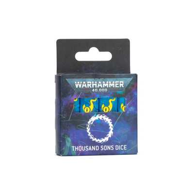 THOUSAND SONS DICE set di dadi WARHAMMER 40K età 12+