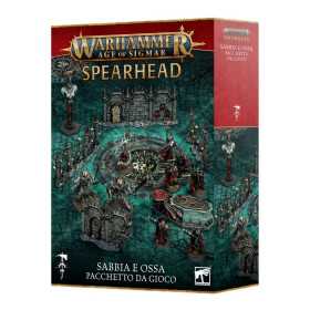 SABBIA E OSSA pacchetto da gioco SPEARHEAD gaming pack SAND & BONE warhammer age of sigmar IN ITALIANO età 12+